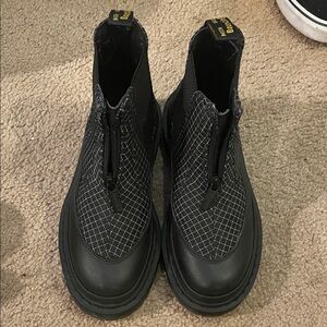 Black Patterned Dr.Airwair Martens Boots
